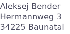 Kontaktdaten